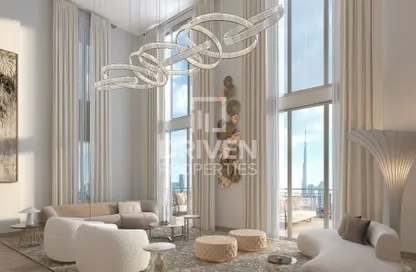 Living Room image for: Penthouse - 5 Bedrooms - 5 Bathrooms for sale in Le Ciel - La Mer - Jumeirah - Dubai, Image 1