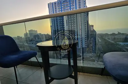 Apartment - 1 Bedroom - 2 Bathrooms for rent in Al Rashidiya Towers - Al Rashidiya - Ajman Downtown - Ajman