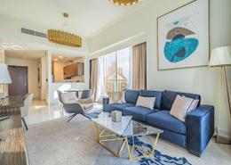 Living Room image for: Apartment - 1 bedroom - 2 bathrooms for rent in Avani Palm View Hotel & Suites - Dubai Media City - Dubai, Image 1
