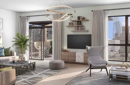 Apartment - 3 Bedrooms - 5 Bathrooms for sale in Al Jazi - Madinat Jumeirah Living - Umm Suqeim - Dubai