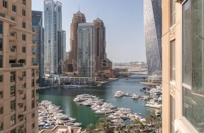 Apartment - 1 Bedroom - 2 Bathrooms for rent in Al Mesk Tower - Emaar 6 Towers - Dubai Marina - Dubai