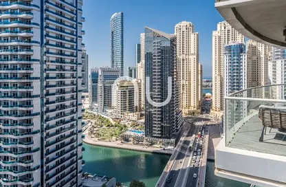 Apartment - 2 Bedrooms - 3 Bathrooms for rent in The Waves Tower A - The Waves - Dubai Marina - Dubai