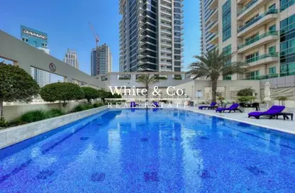 Apartment - Studio - 1 Bathroom for rent in The Royal Oceanic - Oceanic - Dubai Marina - Dubai