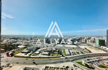 Half Floor - Studio - 2 Bathrooms for rent in Al Moosa Tower 2 - Al Moosa Towers - Sheikh Zayed Road - Dubai