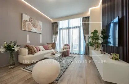 Living Room image for: Apartment - 2 Bedrooms - 3 Bathrooms for sale in Vita Grande - Jumeirah Village Circle - Dubai, Image 1