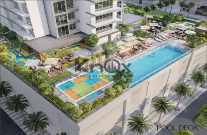 صورة لـ حوض سباحة شقة - غرفة نوم - 1 حمام للبيع في فايب - الخليج التجاري - دبي ، صورة رقم 1