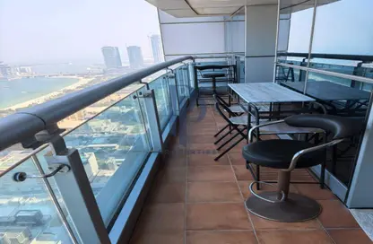 شقة - 2 غرف نوم - 3 حمامات للايجار في برج الأميرة - دبي مارينا - دبي