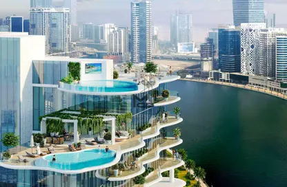 Apartment - Studio - 1 Bathroom for sale in Chic Tower - Business Bay - Dubai