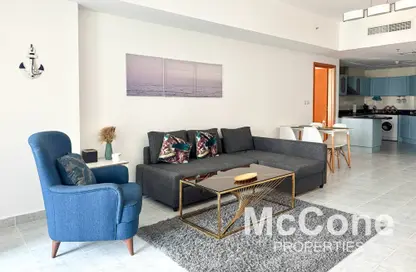 Apartment - 1 Bedroom - 2 Bathrooms for rent in The Waves Tower B - The Waves - Dubai Marina - Dubai
