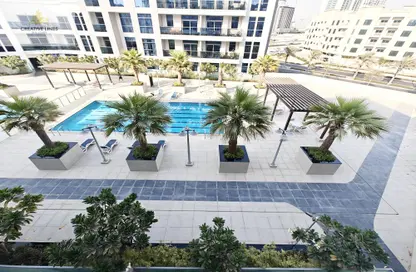 Apartment - 1 Bedroom - 2 Bathrooms for rent in Art Gardens Building A - Arjan - Dubai
