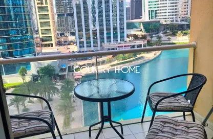 Apartment - Studio - 1 Bathroom for rent in Lake View Tower - JLT Cluster B - Jumeirah Lake Towers - Dubai