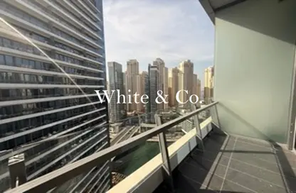 Apartment - Studio - 1 Bathroom for rent in Silverene Tower B - Silverene - Dubai Marina - Dubai
