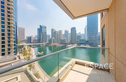 Apartment - 2 Bedrooms - 3 Bathrooms for rent in Beauport Tower - Marina Promenade - Dubai Marina - Dubai