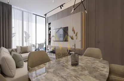 Living Room image for: Apartment - 1 Bathroom for sale in Samana Barari Views - Majan - Dubai, Image 1