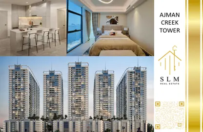 Apartment - 1 Bedroom - 2 Bathrooms for sale in Ajman Creek Towers - Al Rashidiya 1 - Al Rashidiya - Ajman