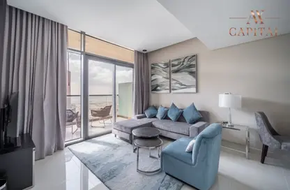 Living Room image for: Apartment - 1 Bedroom - 2 Bathrooms for sale in Aykon City Tower B - Aykon City - Business Bay - Dubai, Image 1