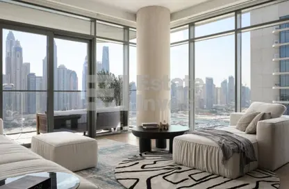 Apartment - 3 Bedrooms - 4 Bathrooms for rent in Marina Vista - EMAAR Beachfront - Dubai Harbour - Dubai
