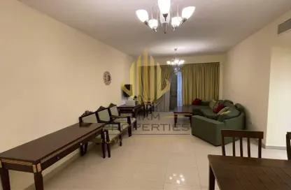Living / Dining Room image for: Apartment - 2 Bedrooms - 3 Bathrooms for sale in Sahara Tower 3 - Sahara Complex - Al Nahda - Sharjah, Image 1