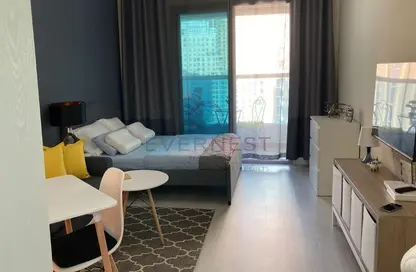 Living / Dining Room image for: Apartment - 1 Bathroom for rent in Marina Diamond 3 - Marina Diamonds - Dubai Marina - Dubai, Image 1