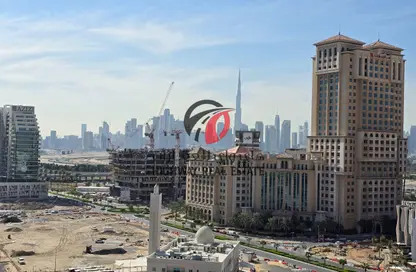 شقة - غرفة نوم - 2 حمامات للايجار في حديقة الوليد 1 - حديقة الوليد - الجداف - دبي