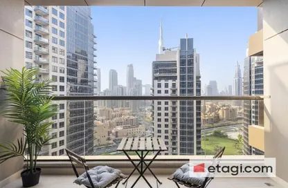 Balcony image for: Apartment - 1 Bathroom for sale in Elite Downtown Residence - Downtown Dubai - Dubai, Image 1