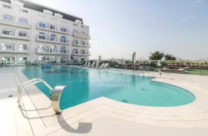 صورة لـ حوض سباحة شقة - 1 حمام للبيع في فينشيتوري بالاسيو - ارجان - دبي ، صورة رقم 1