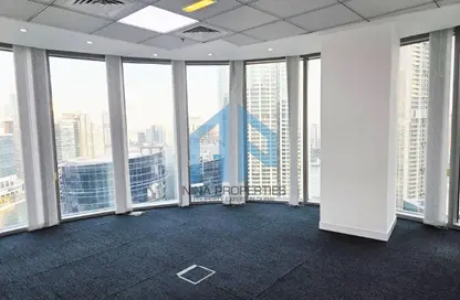 Office Space - Studio - 1 Bathroom for rent in The Binary Tower - Business Bay - Dubai