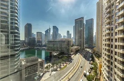 محل - استوديو للايجار في برج مكتب الفتان - أبراج الفتان مارين - مساكن شاطئ الجميرا - دبي