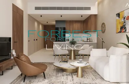 Living / Dining Room image for: Apartment - 2 Bathrooms for sale in Albero By Oro24 - Liwan - Dubai Land - Dubai, Image 1