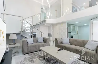 Living Room image for: Apartment - 2 Bedrooms - 2 Bathrooms for sale in Murjan 1 - Murjan - Jumeirah Beach Residence - Dubai, Image 1