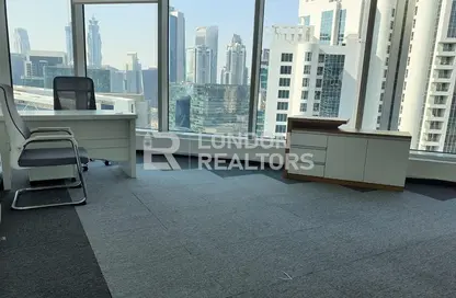 Office Space - Studio - 1 Bathroom for rent in The Prime Tower - Business Bay - Dubai