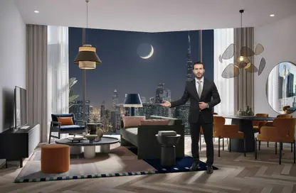 Apartment - 1 Bedroom - 2 Bathrooms for sale in Peninsula Three - Peninsula - Business Bay - Dubai