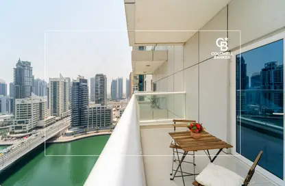Balcony image for: Apartment - 2 Bedrooms - 4 Bathrooms for rent in Continental Tower - Dubai Marina - Dubai, Image 1