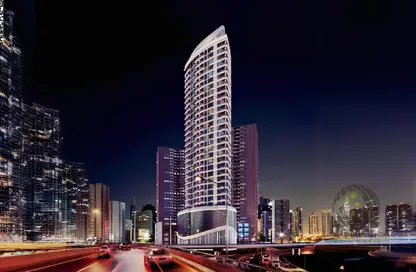 Apartment - 1 Bedroom - 2 Bathrooms for sale in Tower C1 - Ajman Pearl Towers - Ajman Downtown - Ajman