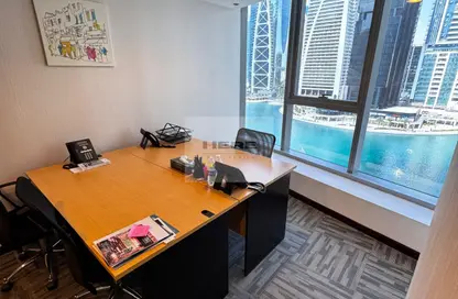 Office Space - Studio - 2 Bathrooms for rent in Platinum Tower (Pt Tower) - JLT Cluster I - Jumeirah Lake Towers - Dubai