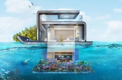 Water View image for: Apartment - 2 Bedrooms - 3 Bathrooms for sale in The Floating Seahorse - The World Islands - Dubai, Image 1