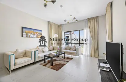 Living Room image for: Apartment - 2 Bedrooms - 2 Bathrooms for rent in MAG 535 - Mag 5 Boulevard - Dubai South (Dubai World Central) - Dubai, Image 1