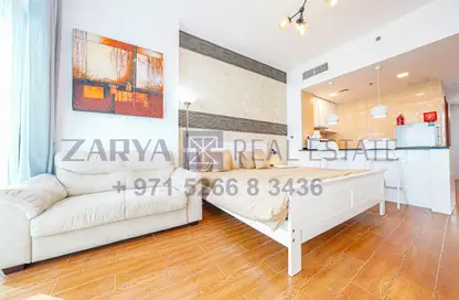 Apartment - Studio - 1 Bathroom for rent in Al Jawhara Residences - Jumeirah Village Triangle - Dubai
