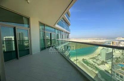 Balcony image for: Apartment - 2 Bedrooms - 2 Bathrooms for rent in Beach Towers - Shams Abu Dhabi - Al Reem Island - Abu Dhabi, Image 1