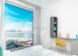 Room / Bedroom image for: Apartment - 1 bedroom - 2 bathrooms for sale in Rimal 4 - Rimal - Jumeirah Beach Residence - Dubai, Image 1