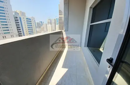 شقة - غرفة نوم - 2 حمامات للايجار في برج القمر 2 - أبراج القمر - النهدة - الشارقة