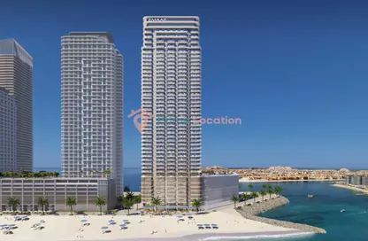Apartment - 1 Bedroom for sale in Beachgate by Address - EMAAR Beachfront - Dubai Harbour - Dubai