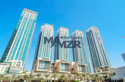 Apartment - 1 Bedroom - 2 Bathrooms for rent in Burooj Views - Marina Square - Al Reem Island - Abu Dhabi