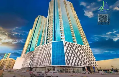 Apartment - 2 Bedrooms - 3 Bathrooms for rent in Oasis Tower - Al Rashidiya 1 - Al Rashidiya - Ajman