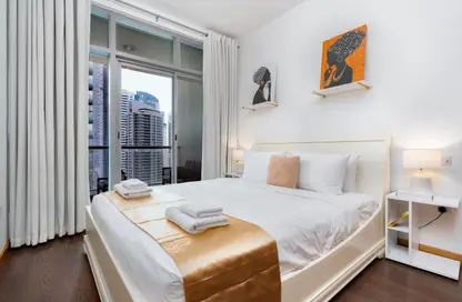 Apartment - 1 Bedroom - 1 Bathroom for rent in Iris Blue - Dubai Marina - Dubai
