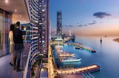 Apartment - 2 Bedrooms - 3 Bathrooms for sale in Seapoint - EMAAR Beachfront - Dubai Harbour - Dubai