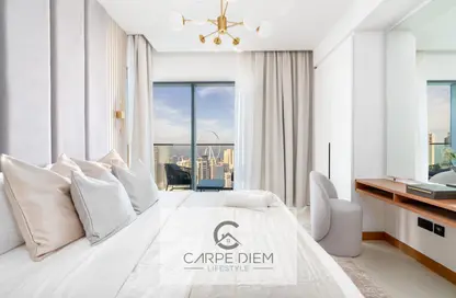 Room / Bedroom image for: Apartment - 2 Bedrooms - 2 Bathrooms for rent in Vida Residences Dubai Marina - Dubai Marina - Dubai, Image 1