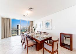 Hotel and Hotel Apartment - 4 bedrooms - 5 bathrooms for rent in Al Fattan Marine Tower - Al Fattan Marine Towers - Jumeirah Beach Residence - Dubai