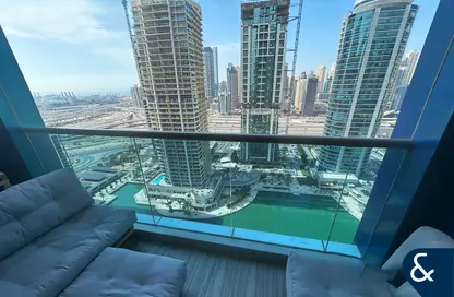 شقة - غرفة نوم - 2 حمامات للايجار في إقامة إم بي إل - (JLT) مجمع K - أبراج بحيرة الجميرا - دبي