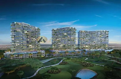 Outdoor Building image for: Apartment - 2 Bedrooms - 3 Bathrooms for sale in Golf Greens - DAMAC Hills - Dubai, Image 1